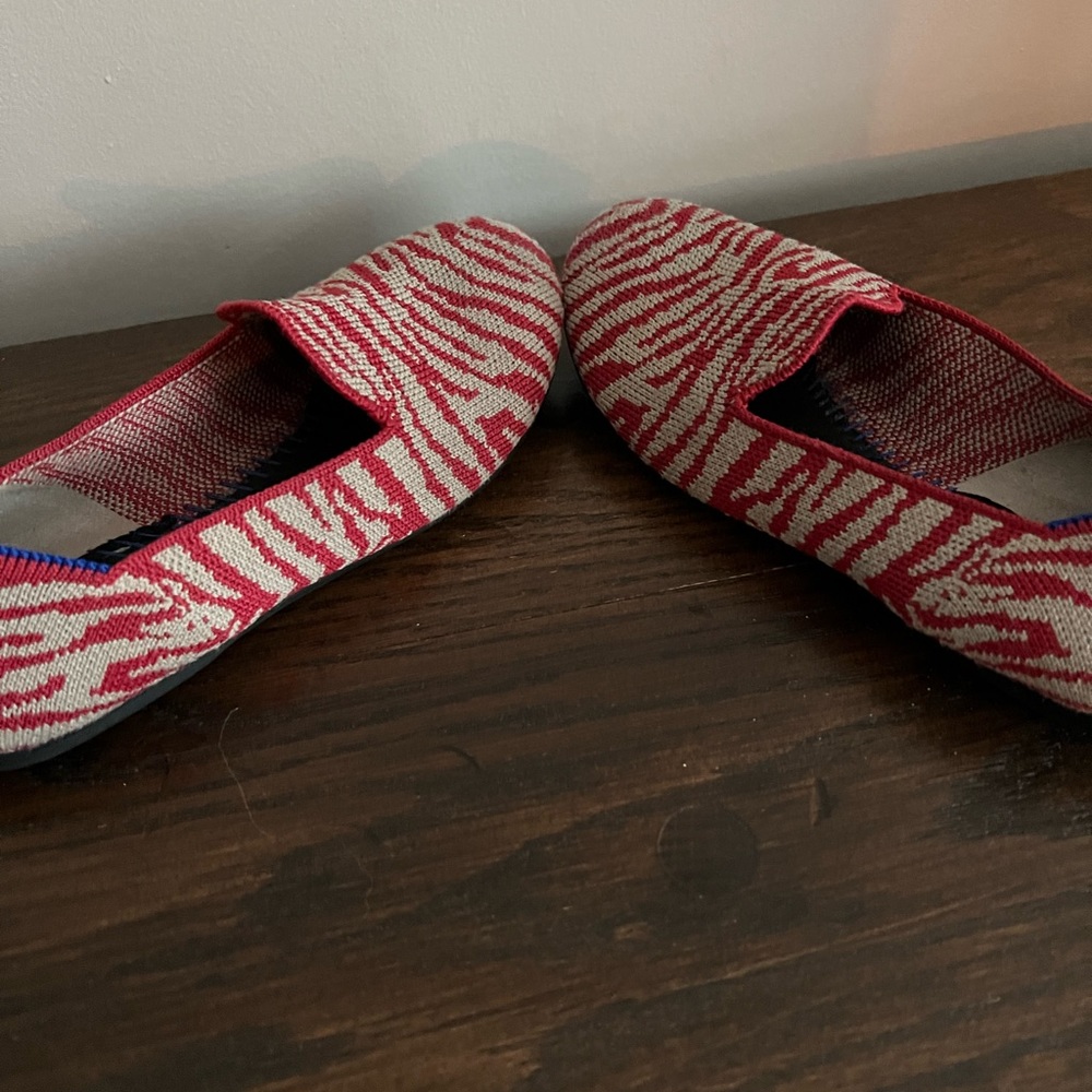 Kids Zebra Rothys (K13) - Picture 7 of 10